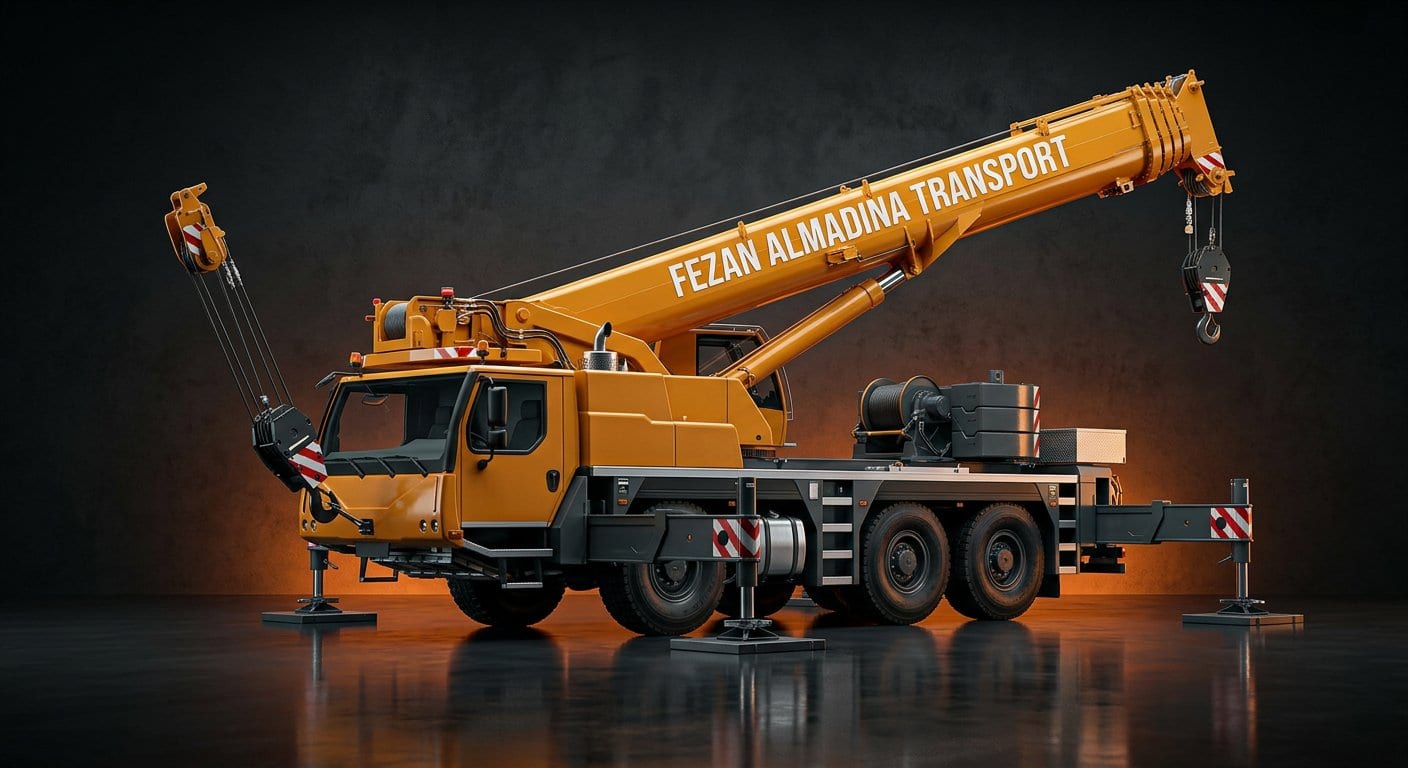 Mobile truck crane from the Fezan Almadina fleet